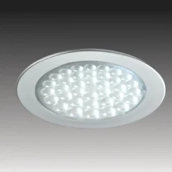 R LED inbouwlamp in roestvrijstalen look