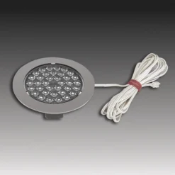 R LED inbouwlamp in roestvrijstalen look