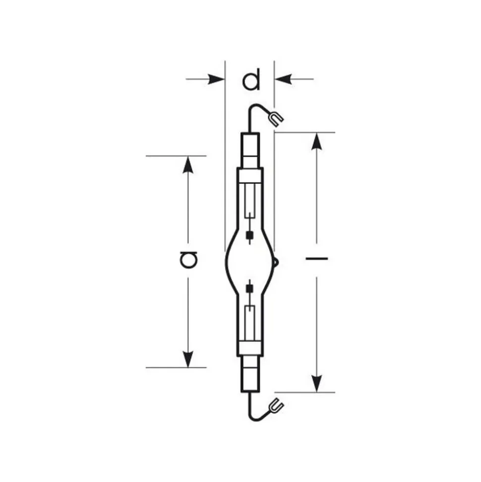RADIUM Halogeen gasontladingslamp K12s 1000W HRI-TS D/S/PRO