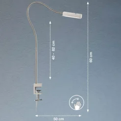 Raik LED klemlamp met gebarenbediening, 60 cm