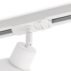 Railspot Lindby, E14, wit, Ø 10 cm, 1-fase