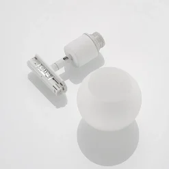 Railspot Lindby, E14, wit, Ø 10 cm, 1-fase