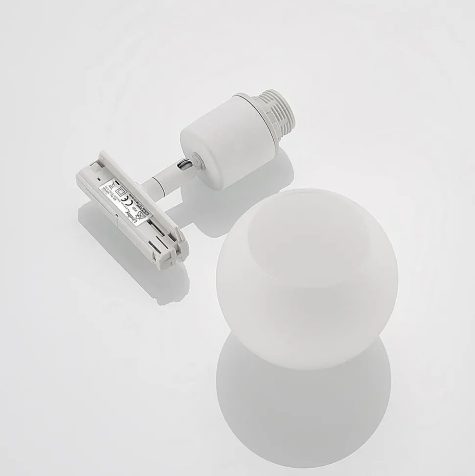 Railspot Lindby, E14, wit, Ø 10 cm, 1-fase