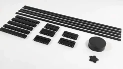 Railsysteem 48V Lumaro, 10 LED-strips, zwart, CCT