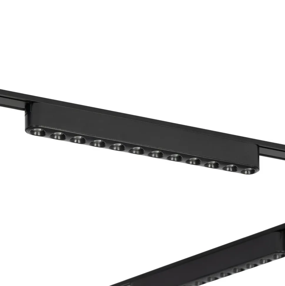Railsysteem 48V Lumaro, 10 LED-strips, zwart, CCT