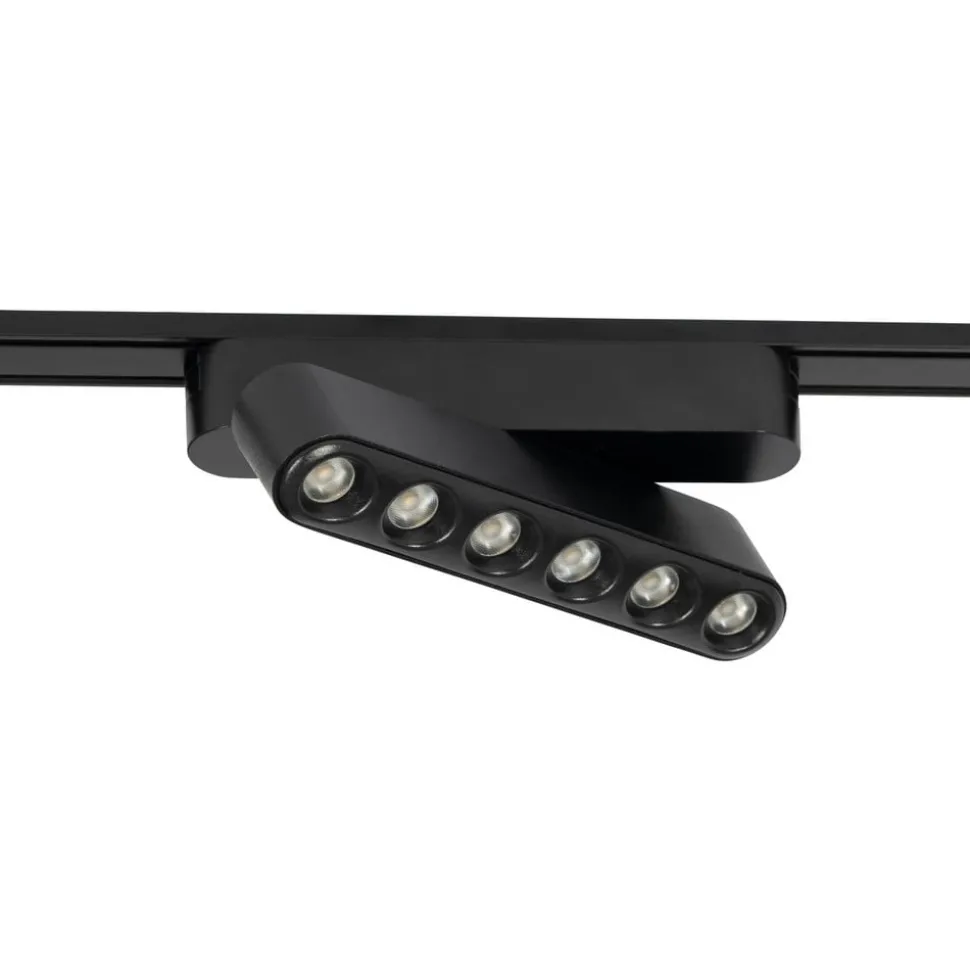 Railsysteem 48V Lumaro, 10 LED-strips, zwart, CCT