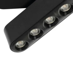 Railsysteem 48V Lumaro, 10 LED-strips, zwart, CCT