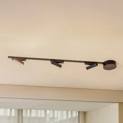 Railsysteem 48V Lumaro, 3 LED-strips, zwart, CCT