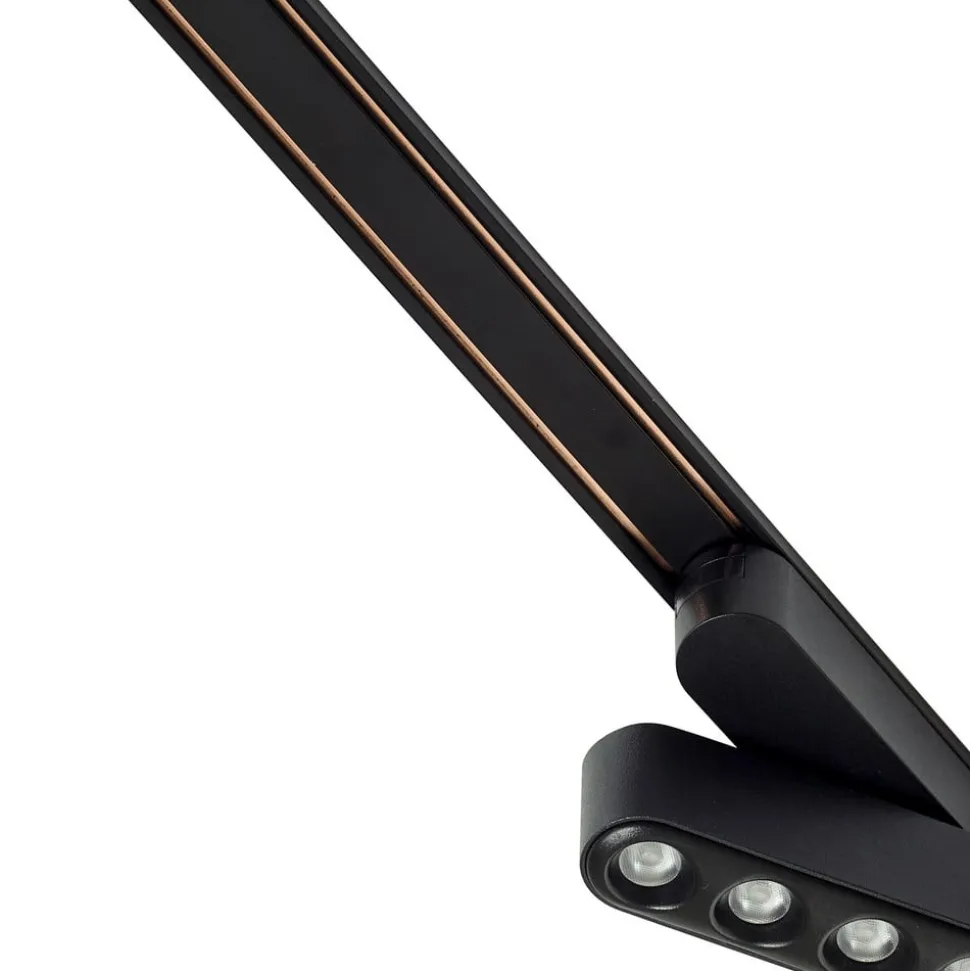 Railsysteem 48V Lumaro, 3 LED-strips, zwart, CCT