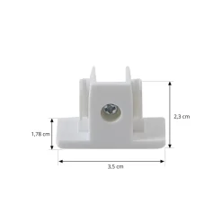 Railsystem Linaro, GU10, 4-lamps, wit, Ø 6 cm