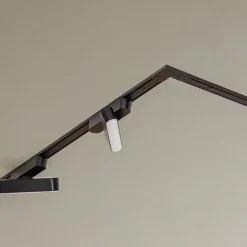 Railsystem Lumaro,lichtlijst,7-lamps,zwart,48V,dimbaar