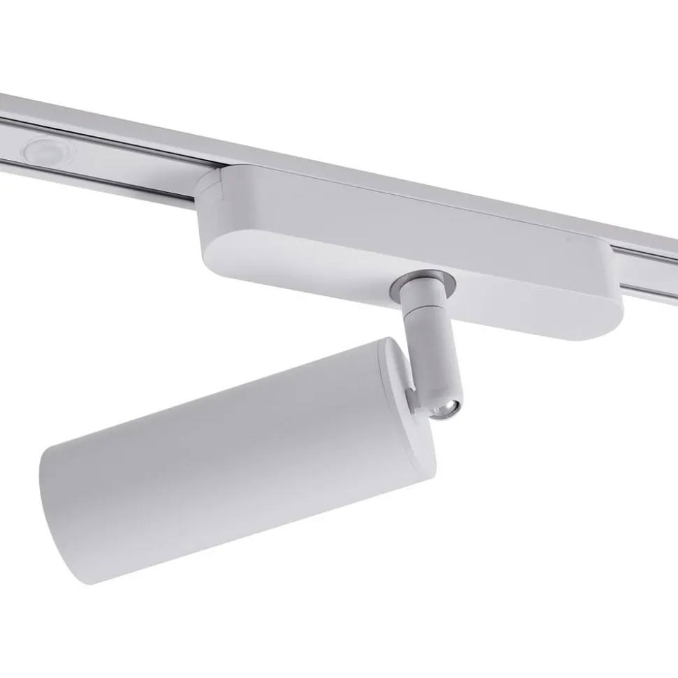 Railsystem 48V Lumaro, spots, 5-lamps, wit, Ø 4cm, CCT