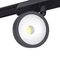 Railsystem 48V Lumaro, spots, 3-lamps, zwart, Ø 7,3cm
