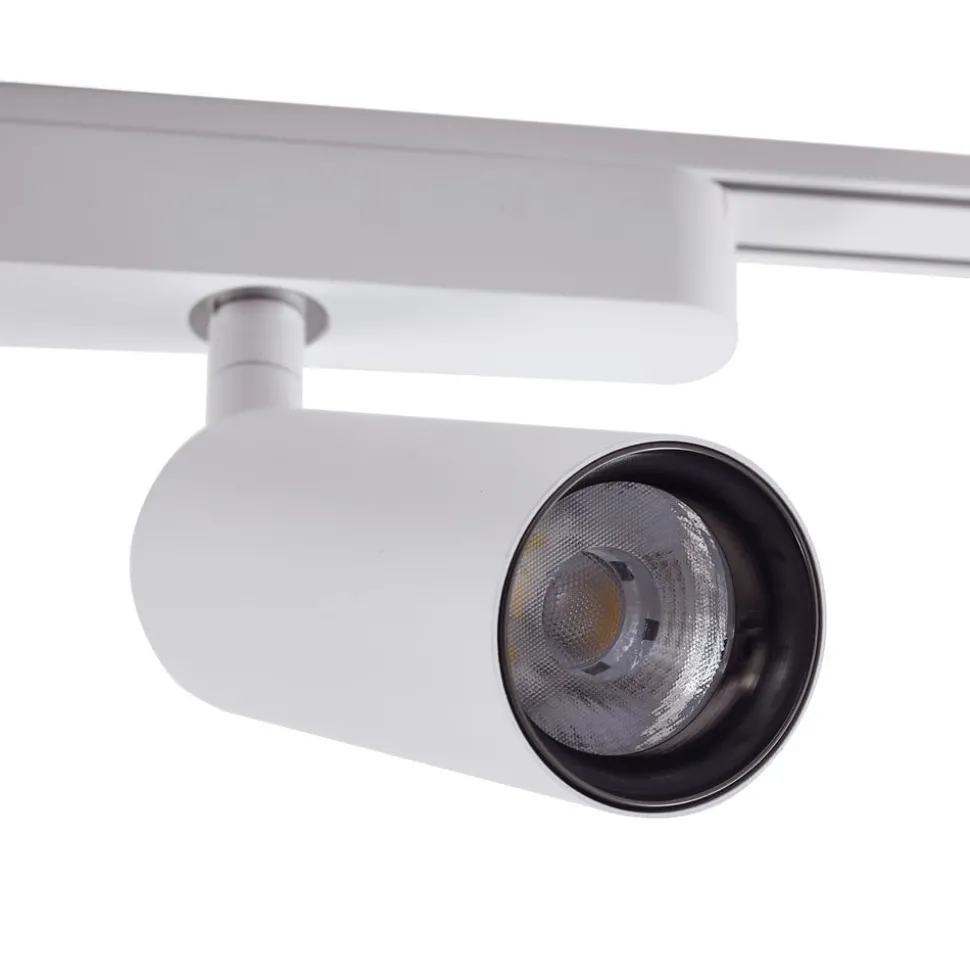 Railsystem 48V Lumaro, spots, 9-lamps, wit, Ø4cm, 13 cm