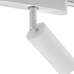 Railsystem 48V Lumaro, spots, 9-lamps, wit, Ø4cm, 25cm, dimbaar