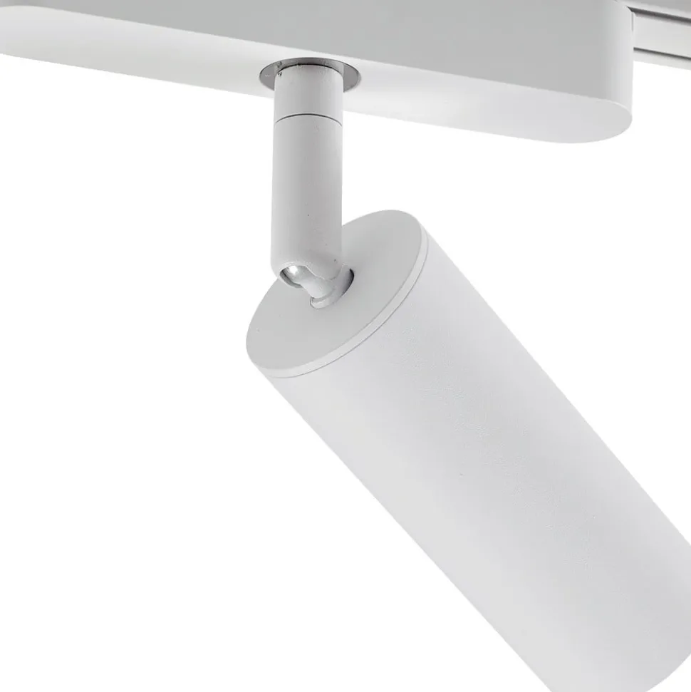 Railsystem 48V Lumaro, spots, 9-lamps, wit, Ø4cm, 25cm, dimbaar