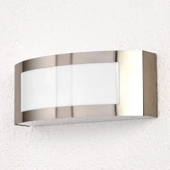 Raja - buitenwandlamp van roestvrij staal