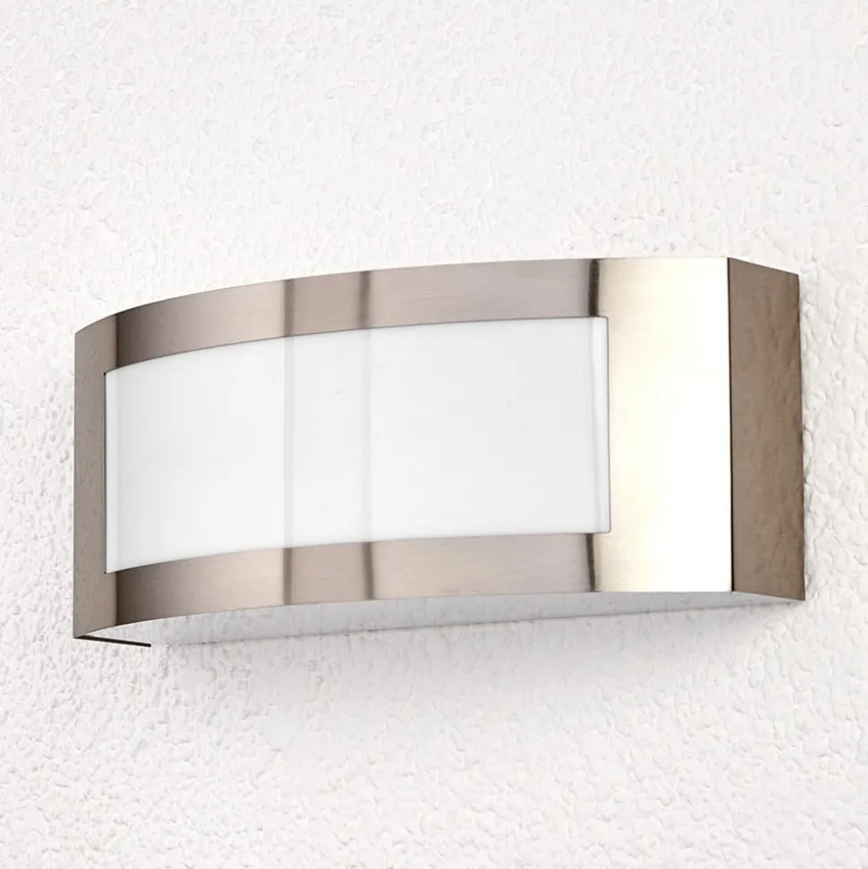 Raja - buitenwandlamp van roestvrij staal