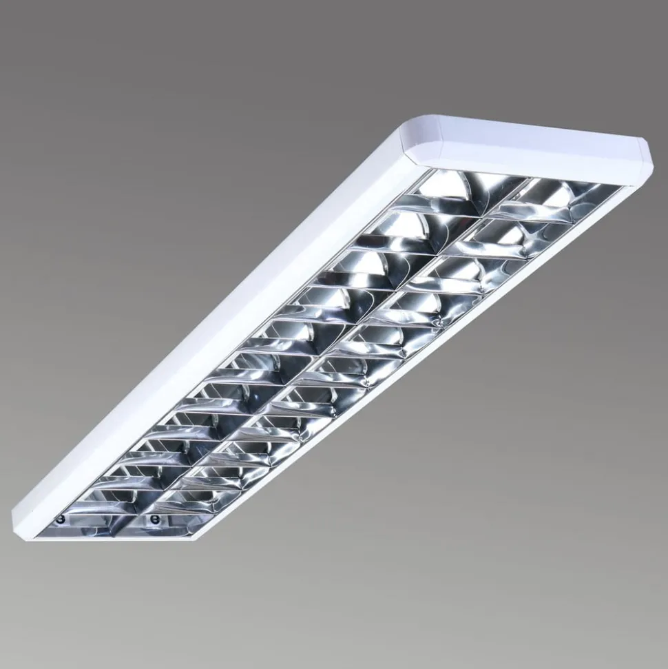 Raster-opbouwlamp 432, wit, lengte 124,5 cm