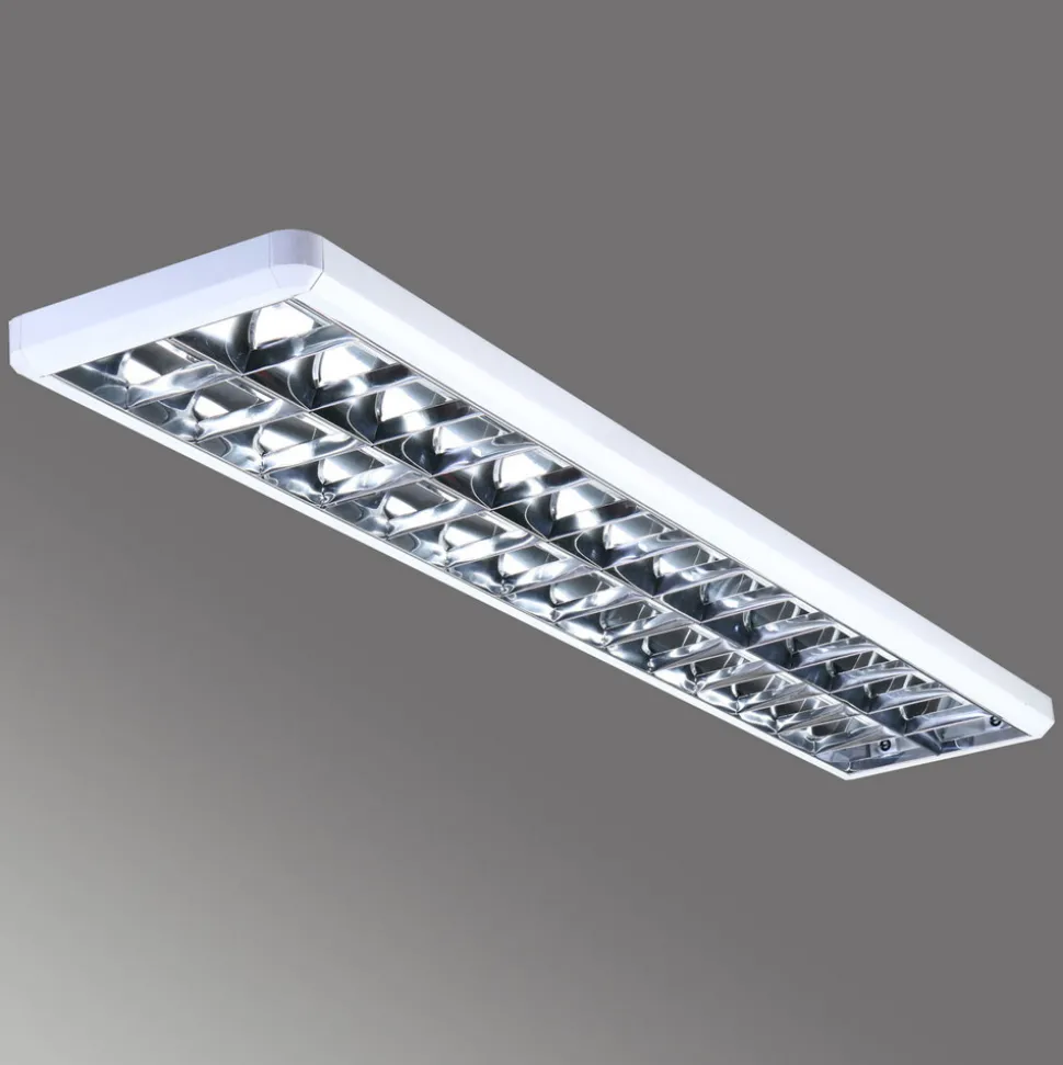 Raster-opbouwlamp 432, wit, lengte 154,5 cm