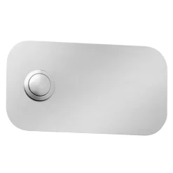 Rechthoekige rvs belplaat