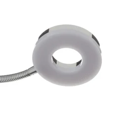 Rennes LED tafellamp, chroomkleurig, hoogte 40 cm