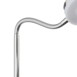 Rennes LED tafellamp, chroomkleurig, hoogte 40 cm