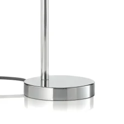 Rennes LED tafellamp, chroomkleurig, hoogte 40 cm