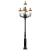 Representatieve lantaarnpaal Monaco 5-lamps