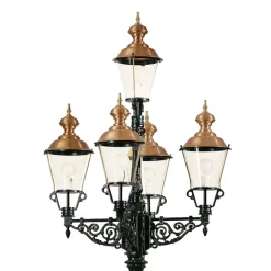 Representatieve lantaarnpaal Monaco 5-lamps