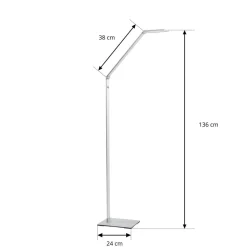 Resi LED vloerlamp met dimmer, ideaal om te lezen