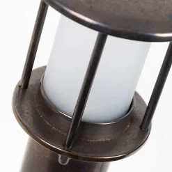 Resident 3 sokkellamp, brons