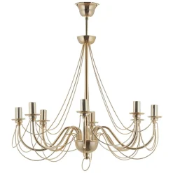 Retro - goud glanzende kroonluchter