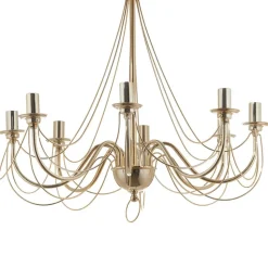 Retro - goud glanzende kroonluchter