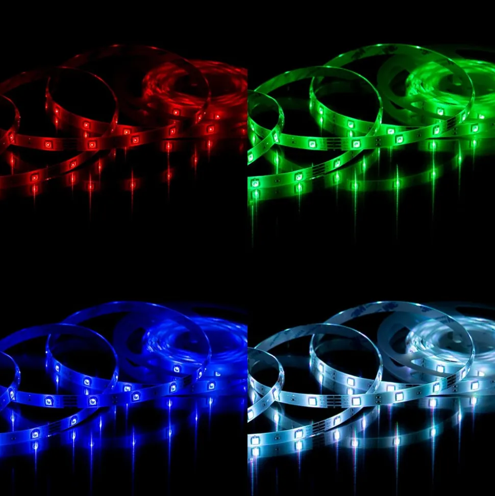 RGB LED strip WiFi, 500cm, met afstandsbediening