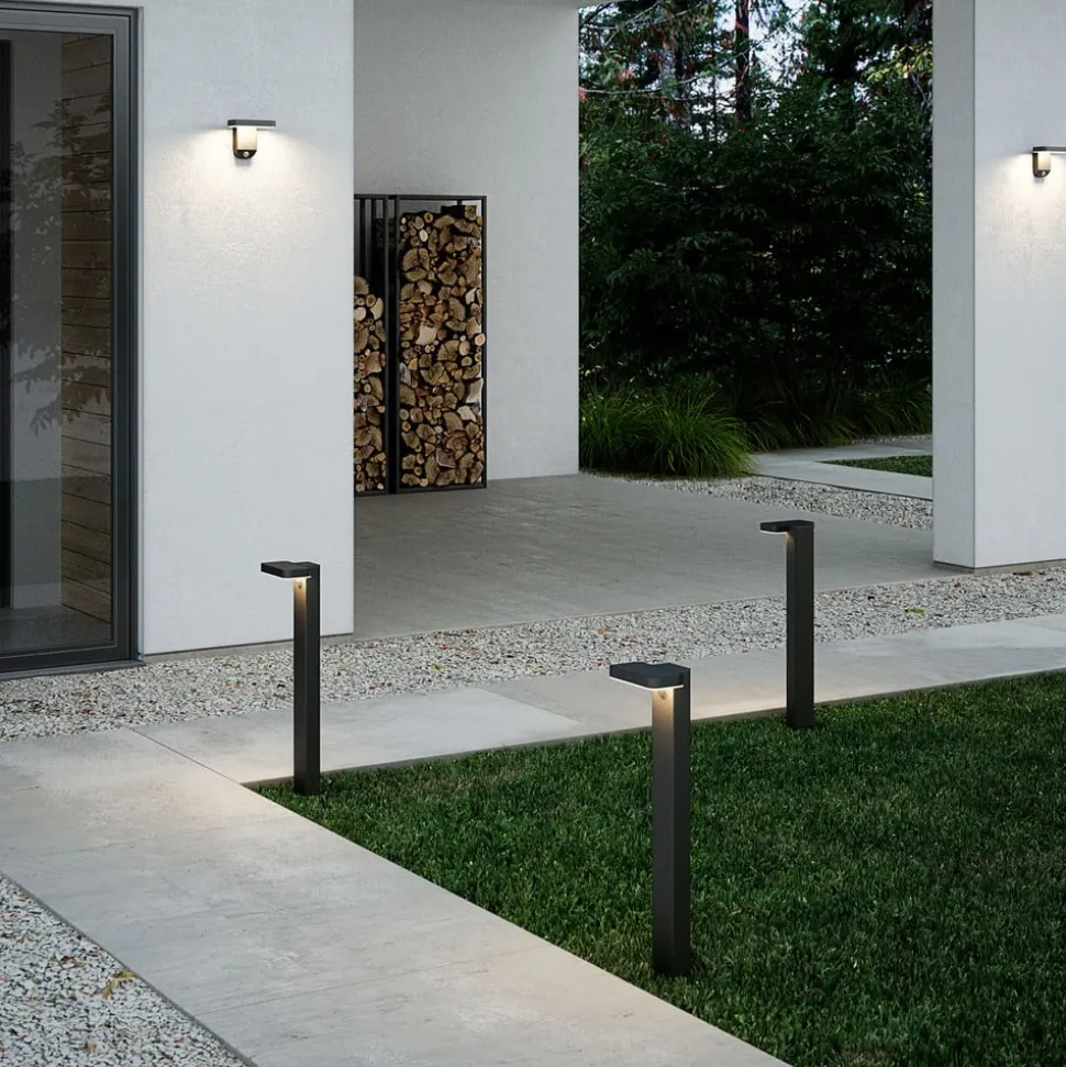 Rica Vierkante LED tuinpadverlichting, hoekig