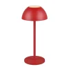 Ricardo LED tafellamp, rood, hoogte 30 cm, kunststof