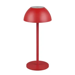 Ricardo LED tafellamp, rood, hoogte 30 cm, kunststof