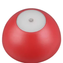 Ricardo LED tafellamp, rood, hoogte 30 cm, kunststof