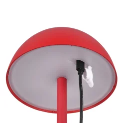 Ricardo LED tafellamp, rood, hoogte 30 cm, kunststof