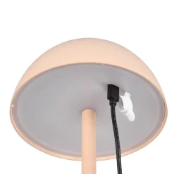 Ricardo LED tafellamp, zand, hoogte 30 cm, kunststof