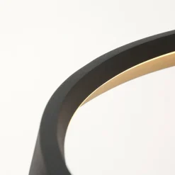 Ringlux hanglamp, 1-lamp, zwart, metaal