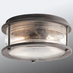 Robuust bewerkte buiten-plafondlamp Ashland Bay