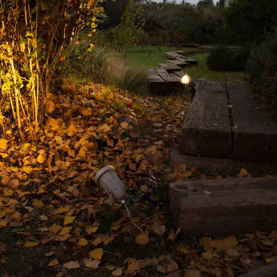 Robuuste, draaibare buitenspot Helio grijs