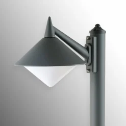 Robuuste tuinpadverlichting Liara zeewaterbestendig grafiet