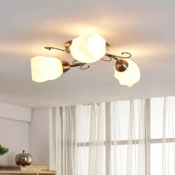 Romantisch ontworpen plafondlamp Amedea