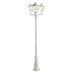 Romantische 3-lichts lantaarn PARMA, wit