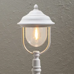 Romantische padlamp PARMA, wit