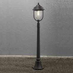 Romantische padlamp PARMA, zwart