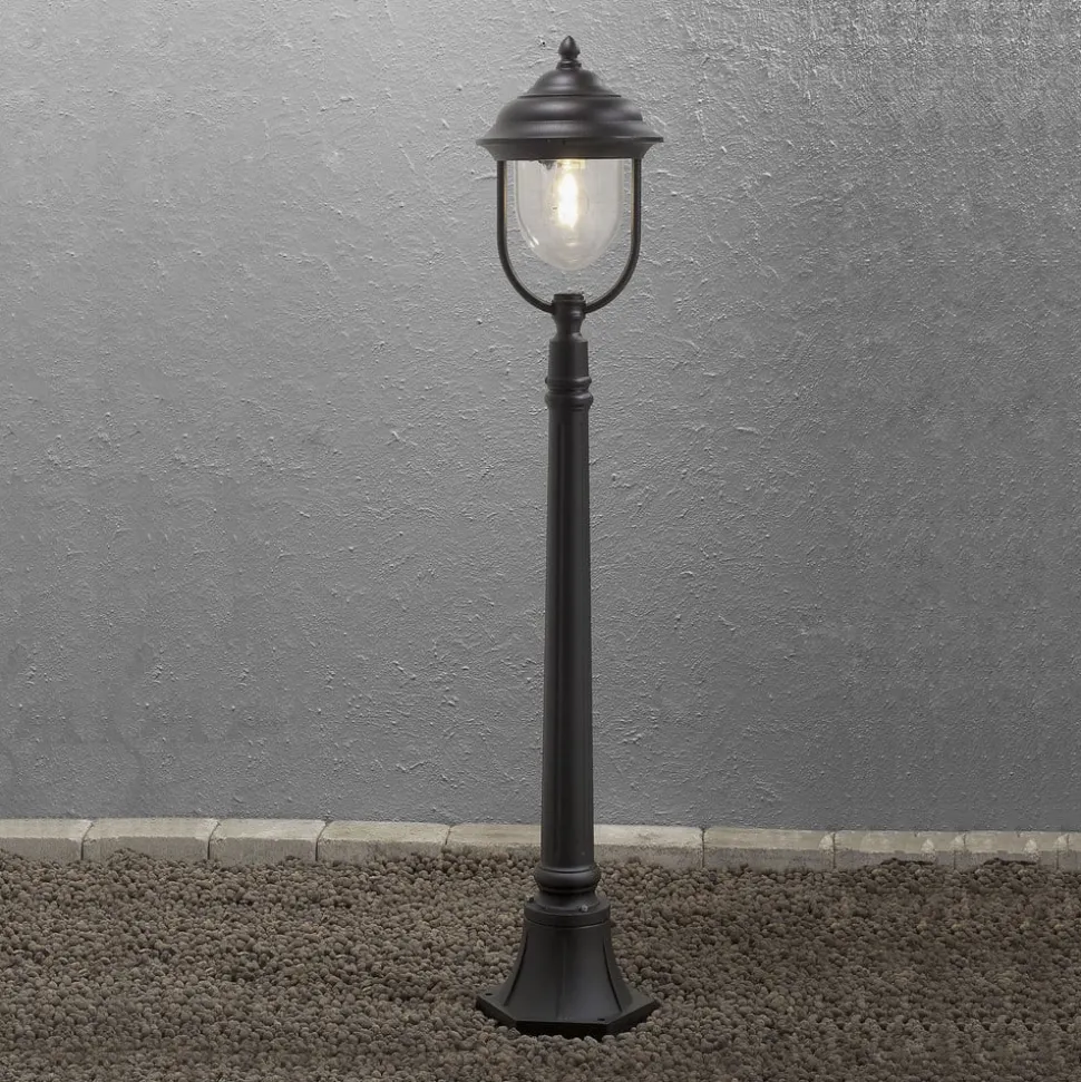Romantische padlamp PARMA, zwart